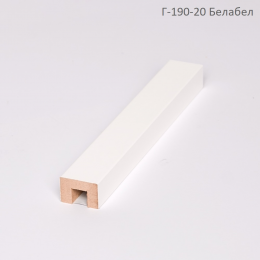 Декоративная рейка МДФ Andlen Decor Г-190-20 (4 цвета)