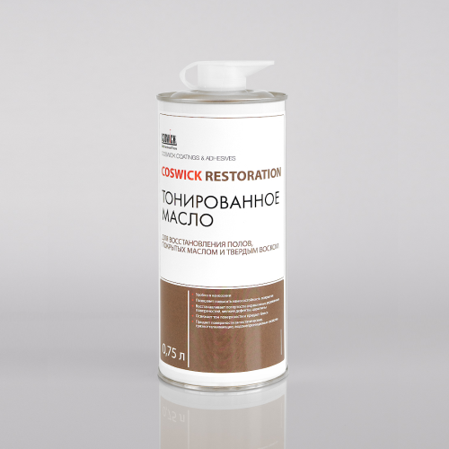 Тонированное масло для восстановления полов Coswick Restoration (0,75л)