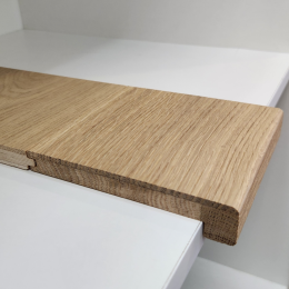 Обшивка ступенька дуб 15x127x1400мм 1Коммон