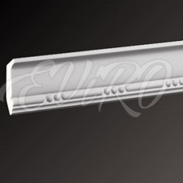 Карниз гипсовый EViRO Модель 38 с орнаментом 40x25x1000мм