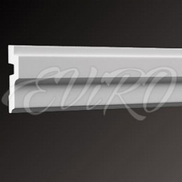Карниз гипсовый EViRO Модель 69 без орнамента 21x76x1000мм