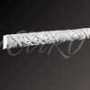 Молдинг гипсовый EViRO Модель 23 с орнаментом 36x21x1000мм