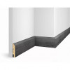 Плинтус МДФ Cosca decor WP07 Ясень Дымчатый экошпон 80x16x2400мм