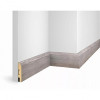 Плинтус МДФ Cosca decor WP07 Дуб Старинный серый экошпон 80x16x2400мм