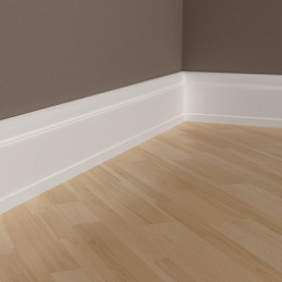 Плинтус под покраску Европласт 1.53.102 150x22x2000мм