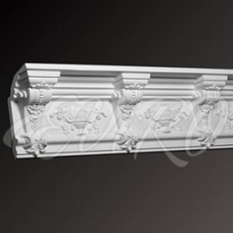 Карниз гипсовый EViRO Модель 73 с орнаментом 170x144x1000мм
