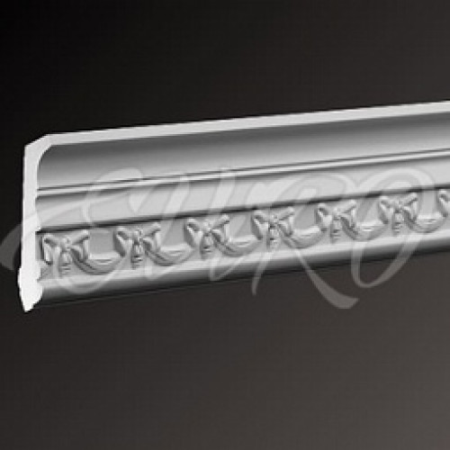 Карниз гипсовый EViRO Модель 32 с орнаментом 83x56x1000мм