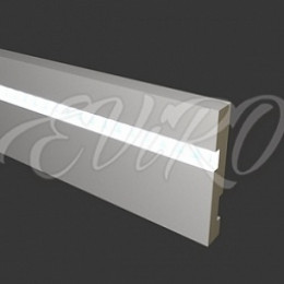 Плинтус гипсовый EViRO Модель 4 LED 12x100x1250мм