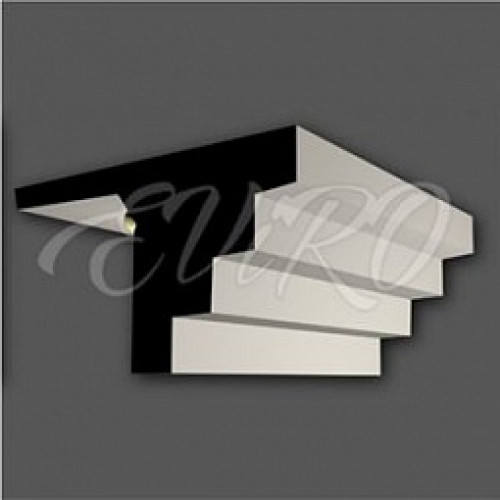 Карниз гипсовый EViRO Модель 33 под LED 105x190x1000мм