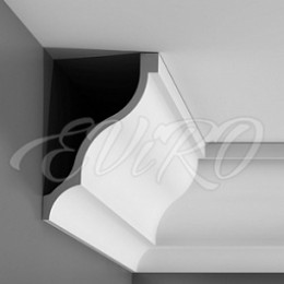 Карниз гипсовый EViRO Модель 28 без орнамента 250x165x1000мм