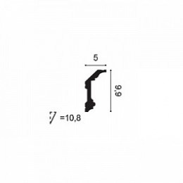 Карниз под покраску Orac Decor C321(F) 99x50x2000мм