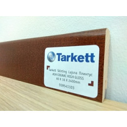 Плинтус Tarkett Ясень Коньяк 60x16x2400мм