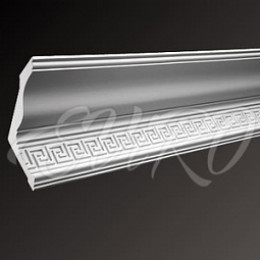 Карниз гипсовый EViRO Модель 60 с орнаментом 130x132x1000мм