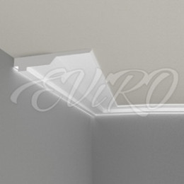 Карниз гипсовый EViRO Модель 110 без орнамента 40x215x1000мм