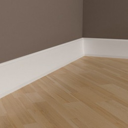 Плинтус под покраску Европласт 1.53.104 120x25x2000мм