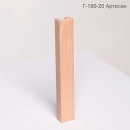 Декоративная рейка МДФ Andlen Decor Г-190-20 (4 цвета)