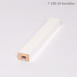 Декоративная рейка МДФ Andlen Decor Г-190-20 (4 цвета)