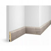 Плинтус МДФ Cosca decor WP07 Дуб Бархатный экошпон 80x16x2400мм