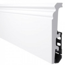 Плинтус ПВХ белый Arbiton Vega P1030 100x20x2400мм