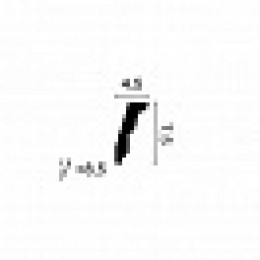 Карниз под покраску Orac Decor C212 75x45x2000мм