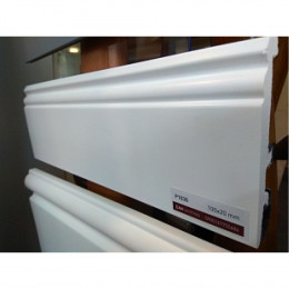 Плинтус ПВХ белый Arbiton Vega P1030 100x20x2400мм