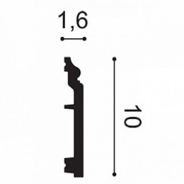 Плинтус Orac SX173 16x100x2000мм
