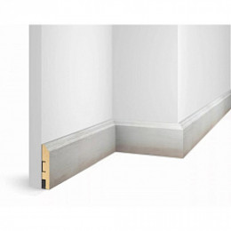 Плинтус МДФ Cosca decor WP07 Дуб Кремовый экошпон 80x16x2400мм