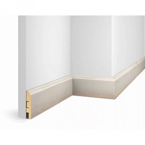 Плинтус МДФ Cosca decor WP07 Дуб Коттон экошпон 80x16x2400мм