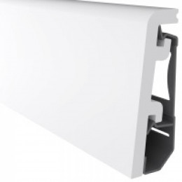 Плинтус ПВХ белый Arbiton Vega P0610 60x20x2400мм