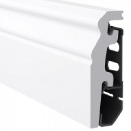 Плинтус ПВХ белый Arbiton Vega P0620 60x20x2400мм