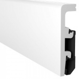 Плинтус ПВХ белый Arbiton Vega P0810 80x20x2400мм