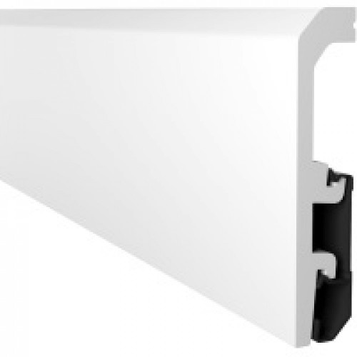 Плинтус ПВХ белый Arbiton Vega P1010 100x20x2400мм
