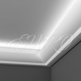 Карниз гипсовый EViRO Модель 2 под LED 74x177x1000мм