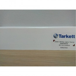 Плинтус Tarkett Белоснежный 60x16x2400мм
