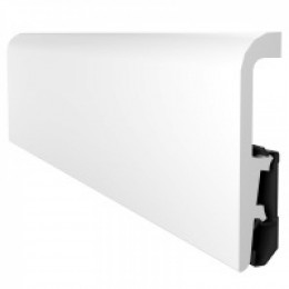 Плинтус ПВХ белый Arbiton Vega P1020 100x20x2400мм