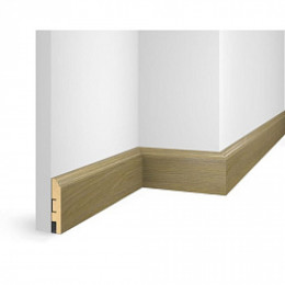 Плинтус МДФ Cosca decor EP07 Дуб Прованс NanoFlex 80x16x2400мм
