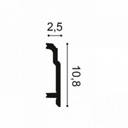 Плинтус Orac SX155 25x108x2000мм