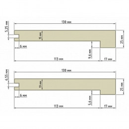 Ступенька Coswick Дуб